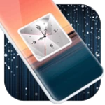 abstract clock live wallpaper android application logo